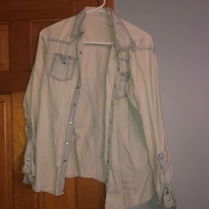 Chambray button-up from Maurice’s